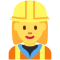 👷‍♀️ Pekerja Konstruksi Wanita Twitter
