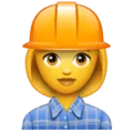 👷‍♀️ Pekerja Konstruksi Wanita WhatsApp