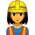 👷‍♀️ Pekerja Konstruksi Wanita