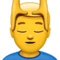 💆‍♂️ Laki Laki Dipijat Apple