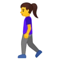 🚶‍♀️ Perempuan Berjalan Kaki Google
