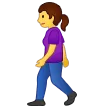 🚶‍♀️ Perempuan Berjalan Kaki Samsung