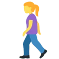 🚶‍♀️ Perempuan Berjalan Kaki Twitter