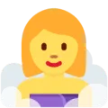 🧖‍♀️ Wanita di Kamar Sauna Twitter