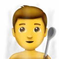🧖‍♂️ Pria di Kamar Sauna Emojipedia