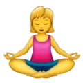 🧘 Orang dalam Posisi Lotus Emojipedia