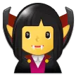 🧛‍♀️ Vampir Perempuan Samsung