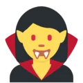 🧛‍♀️ Vampir Perempuan Twitter