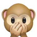 🙊 Monyet Jangan Berbicara yang Jelek Apple
