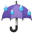 ☔ Payung dengan Tetesan Hujan Samsung