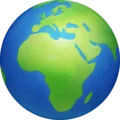 🌍 Globe Menampilkan Eropa Afrika Facebook
