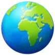🌍 Globe Menampilkan Eropa Afrika Samsung
