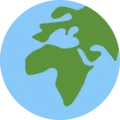 🌍 Globe Menampilkan Eropa Afrika Twitter