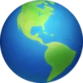🌎 Globe Menampilkan Amerika Facebook