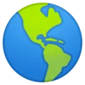 🌎 Globe Menampilkan Amerika Google