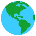 🌎 Globe Menampilkan Amerika Mozilla