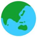 🌏 Globe Menampilkan Asia Australia Mozilla