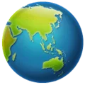 🌏 Globe Menampilkan Asia Australia WhatsApp