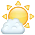 🌤️ Matahari di Balik Awan Kecil WhatsApp