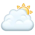 🌥️ Matahari di Balik Awan Besar WhatsApp