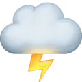 🌩️ Awan dengan Petir Facebook