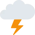 🌩️ Awan dengan Petir Twitter