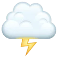 🌩️ Awan dengan Petir WhatsApp