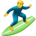 🏄‍♂️ Pria Berselancar Apple
