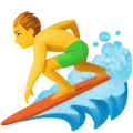 🏄‍♂️ Pria Berselancar Facebook