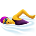 🏊‍♀️ Wanita Berenang Apple