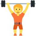 🏋️ Orang Mengangkat Beban Twitter