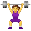 🏋️‍♀️ Wanita Mengangkat Beban Samsung