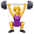 🏋️‍♀️ Wanita Mengangkat Beban WhatsApp