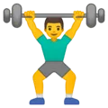 🏋️‍♂️ Pria Mengangkat Beban Google