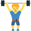 🏋️‍♂️ Pria Mengangkat Beban Twitter