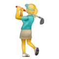 🏌️‍♀️ Wanita Bermain Golf WhatsApp
