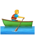 🚣‍♂️ Pria Dayung Perahu WhatsApp