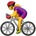 🚴‍♀️ Wanita Bersepeda Apple