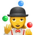🤹‍♀️ Wanita Juggling Apple
