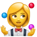 🤹‍♀️ Wanita Juggling WhatsApp