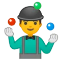 🤹‍♂️ Pria Juggling Google