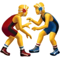 🤼‍♂️ Pria Bergulat Apple
