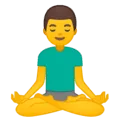 🧘‍♂️ Pria dalam Posisi Lotus Google