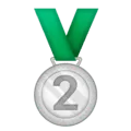 🥈 Medali Juara 2 Emojipedia