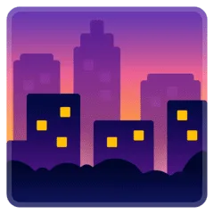 🌆 Pemandangan Kota Saat Senja Google
