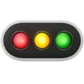 🚥 Lampu Lalu Lintas Horizontal Apple