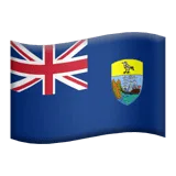 🇦🇨 Bendera Pulau Ascension Apple