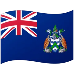 🇦🇨 Bendera Pulau Ascension Google