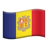 🇦🇩 Bendera Andorra Apple