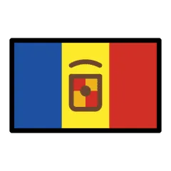 🇦🇩 Bendera Andorra OpenMoji